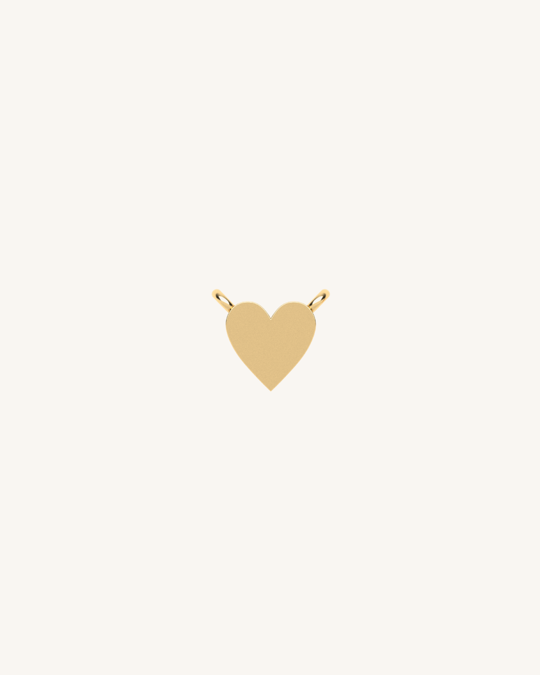Fixed Heart Charm | Add To Your Piece
