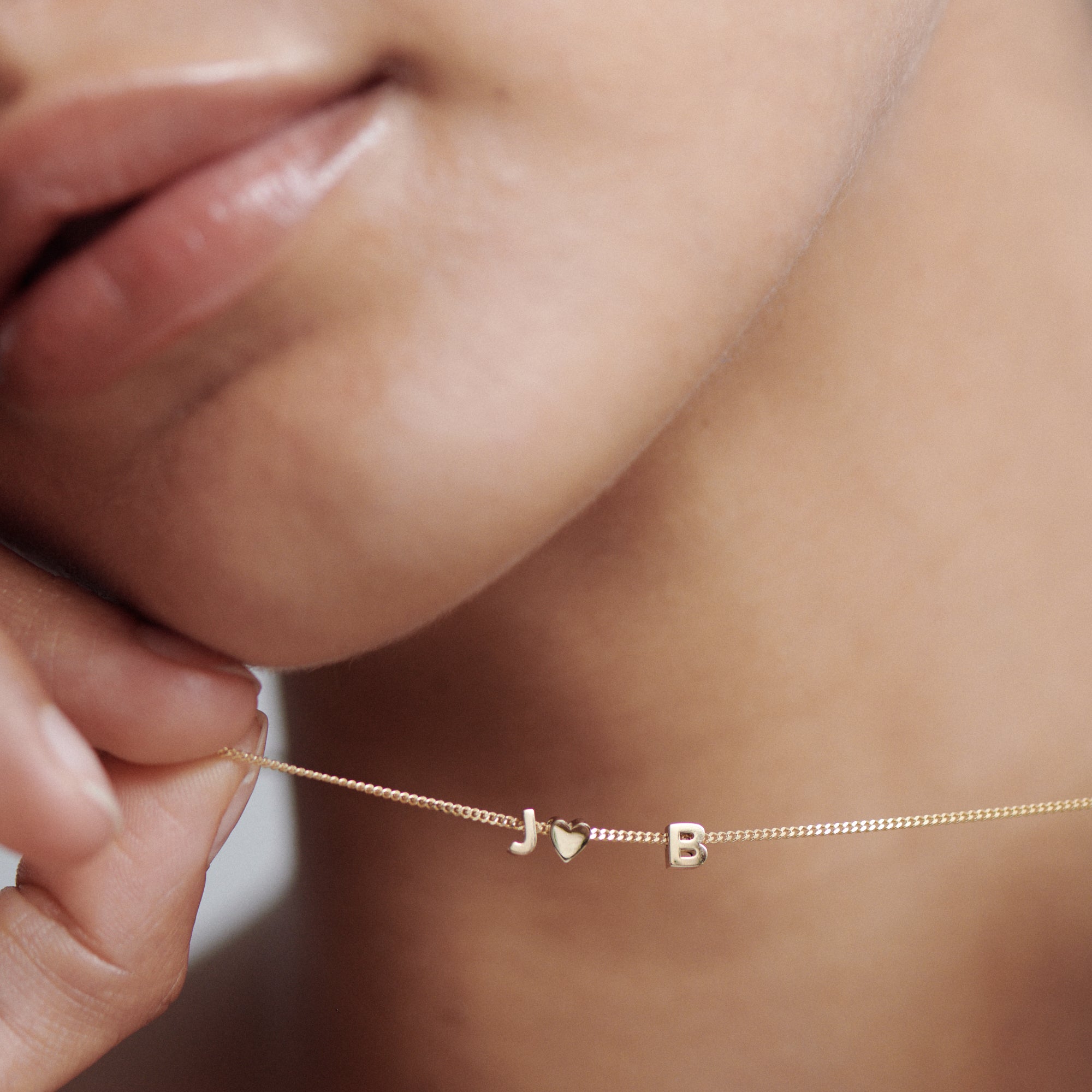 The Lovers Necklace | Three Sliding Charms