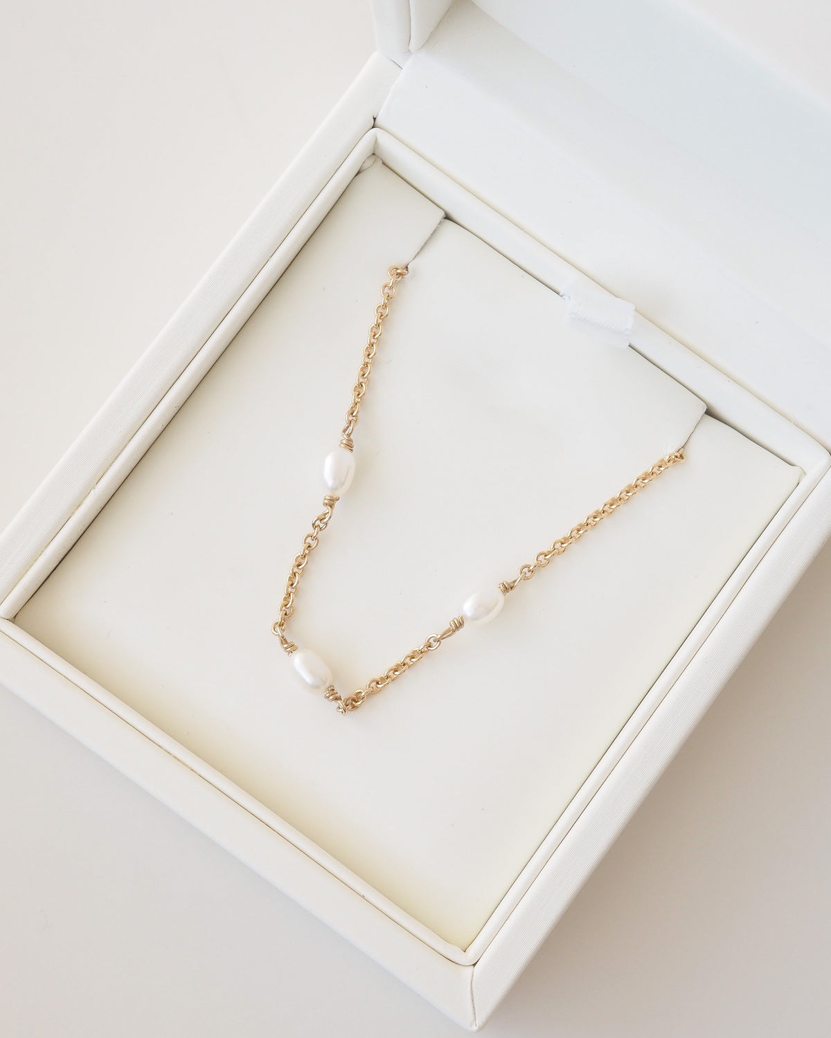 Trio Pearl Necklace | Archive Fixed Necklace