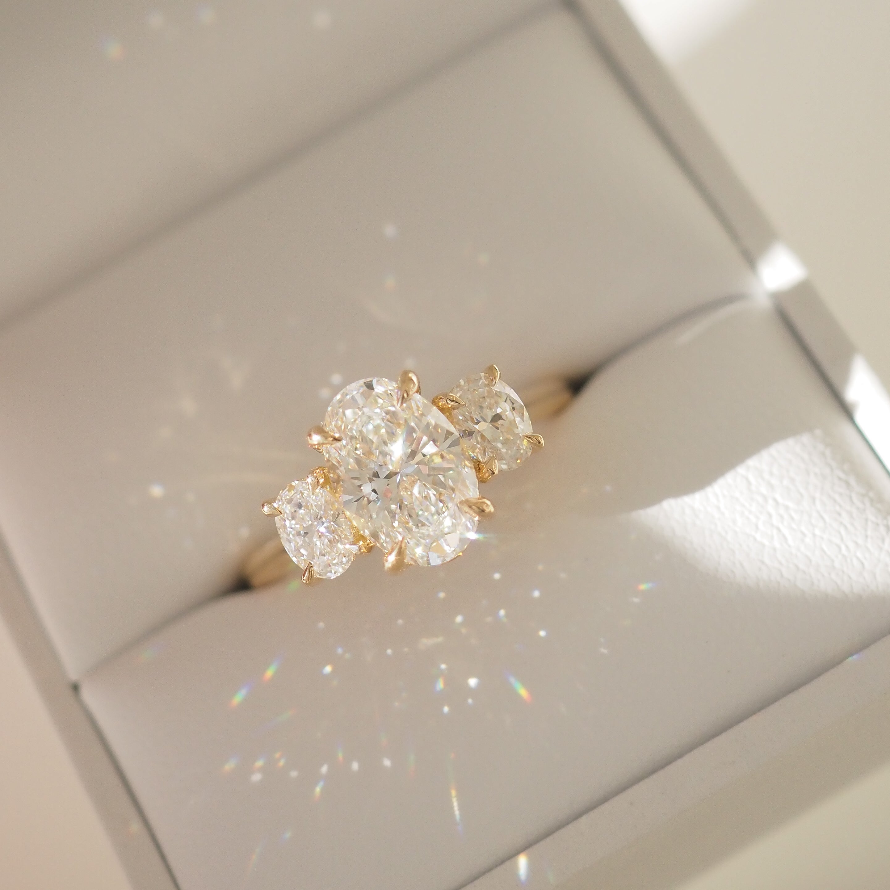 Ava | 2.1ct Oval Lab-Grown Diamond Ring