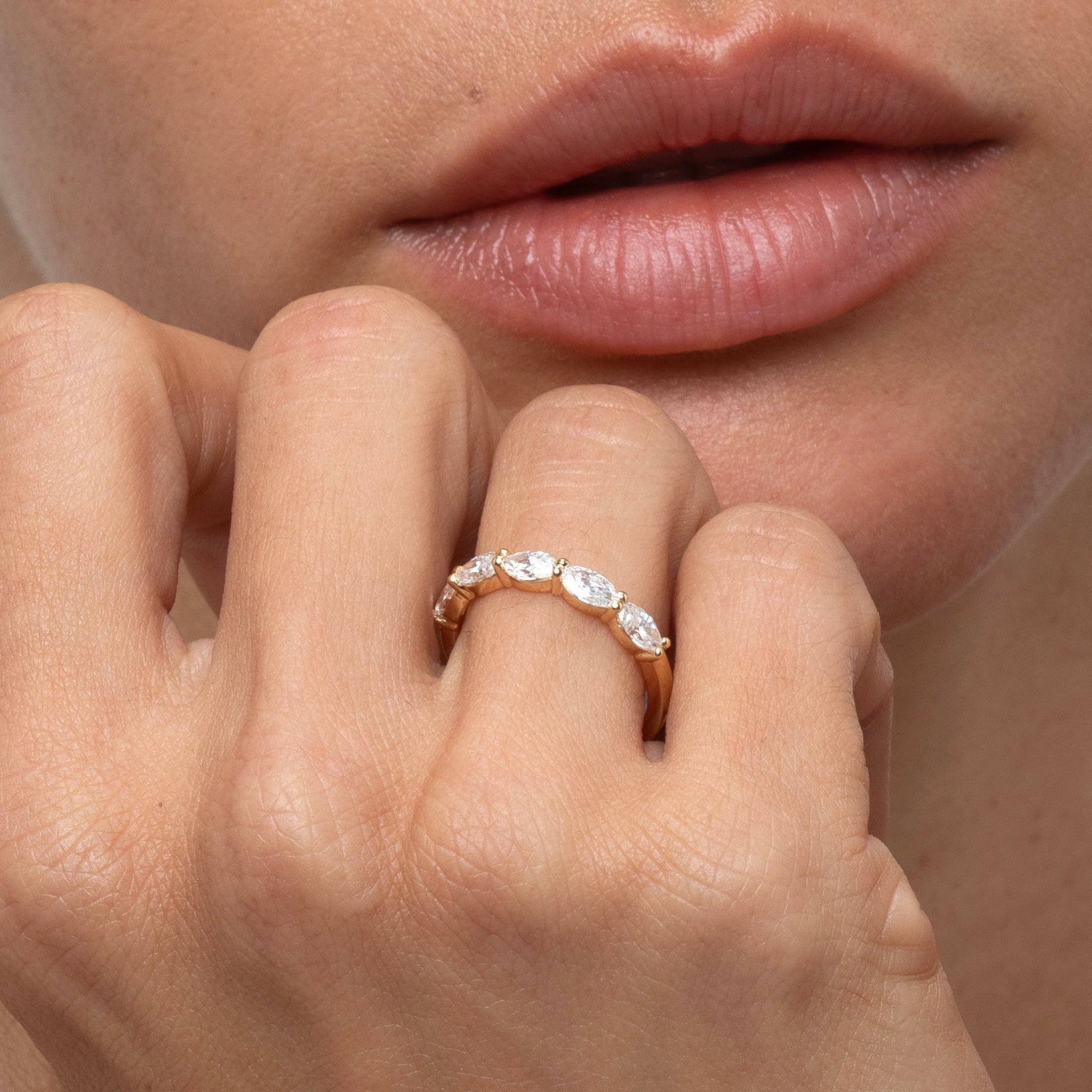 Chloe Ring | Marquise Diamond Ring
