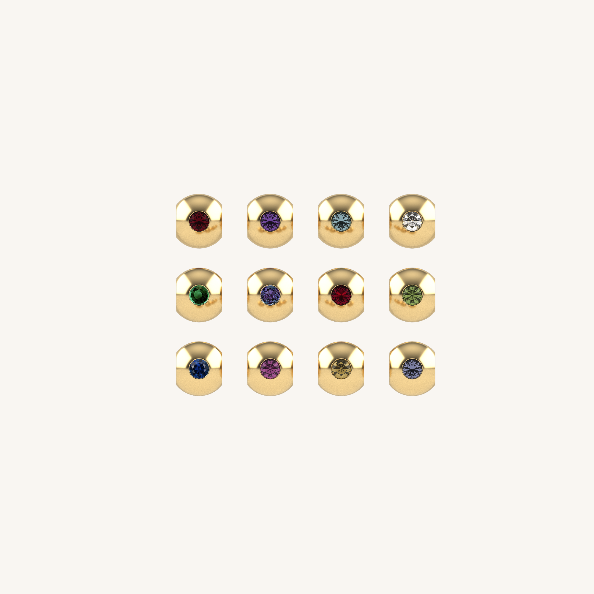 [text overlay: Our Birthstone Suite in order of month] [text colour: #000000]