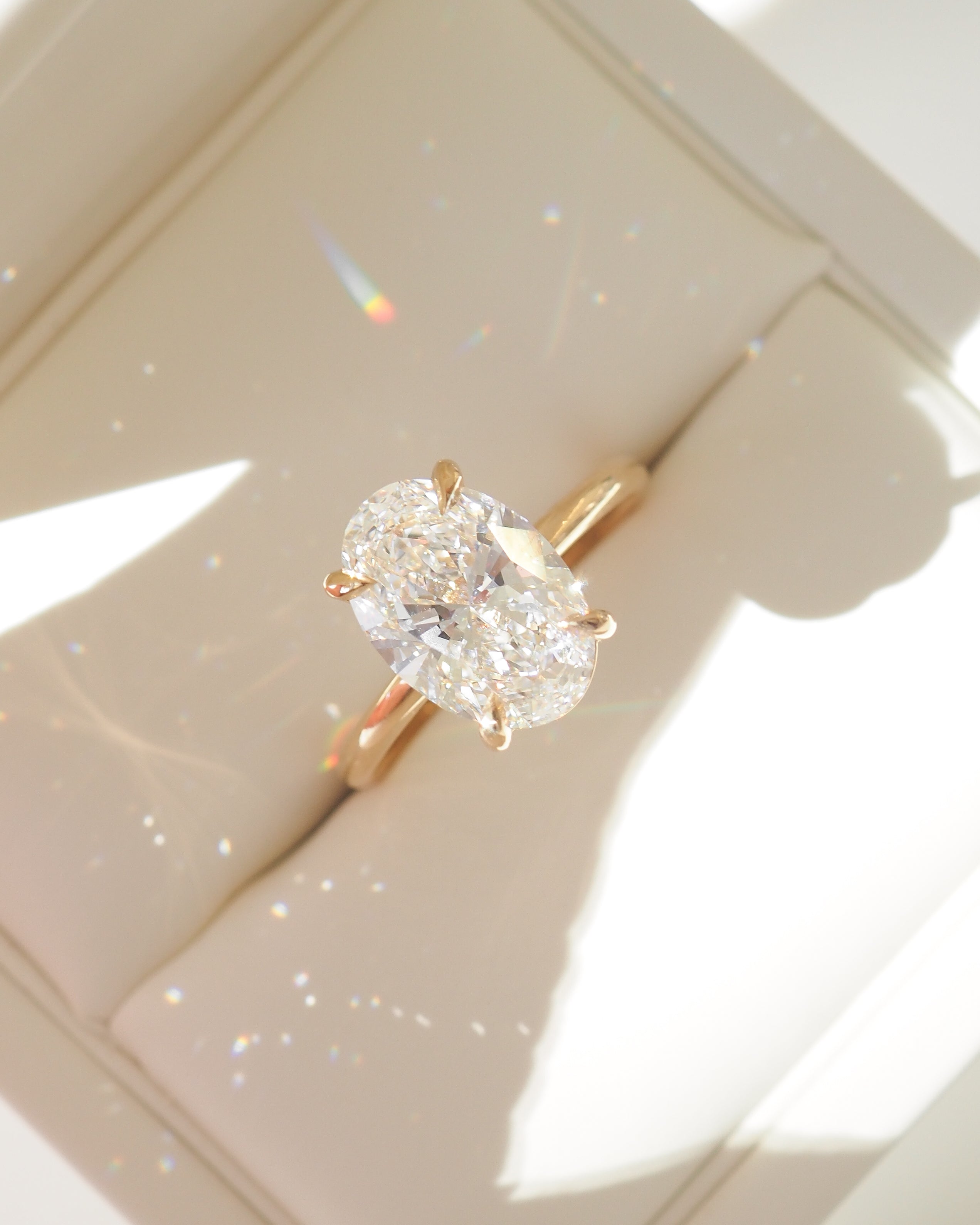 Clara | 3ct Oval Solitaire Lab-Grown Diamond Ring