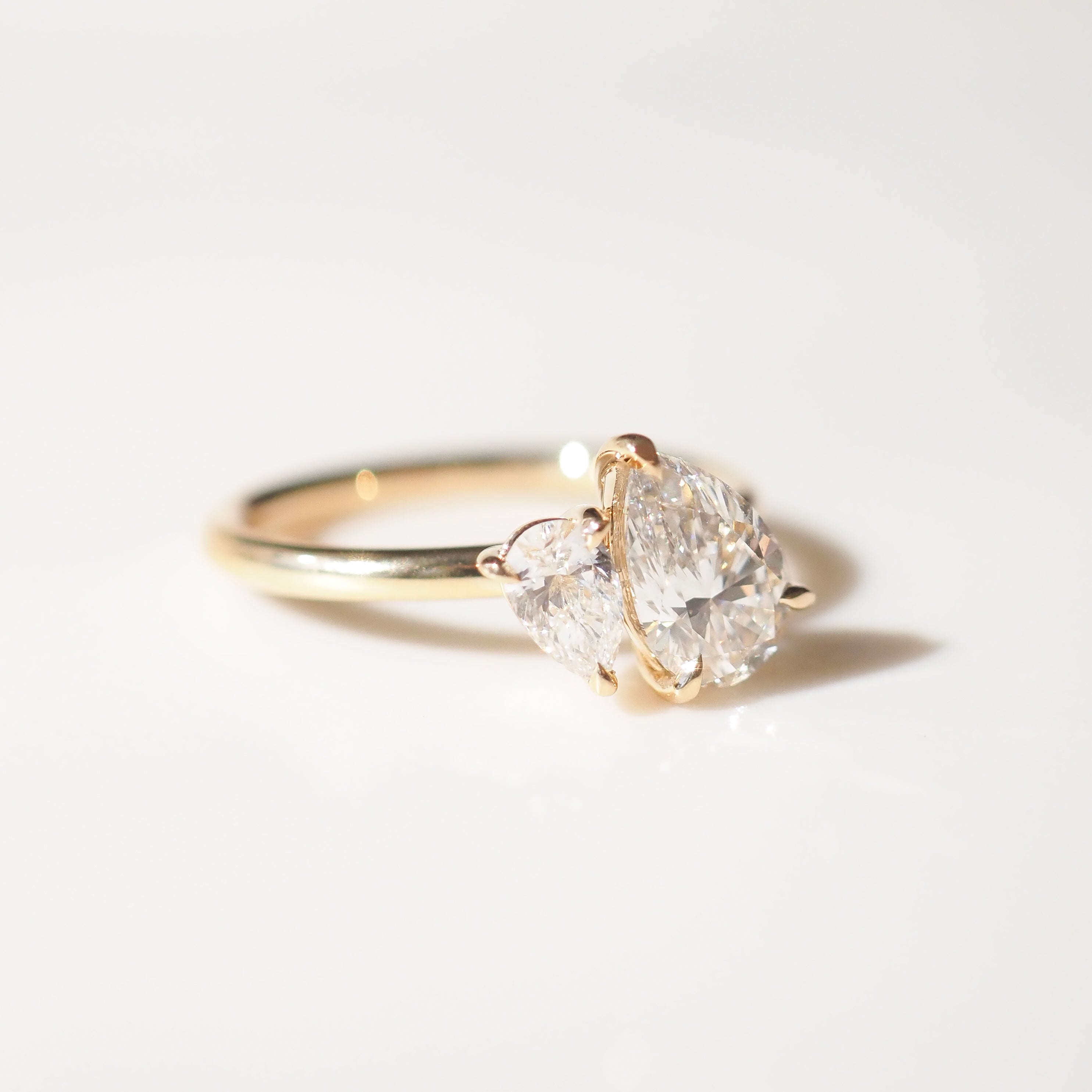 Duet | 1.2ct Pear Duet Lab-Grown Diamond Engagement Ring