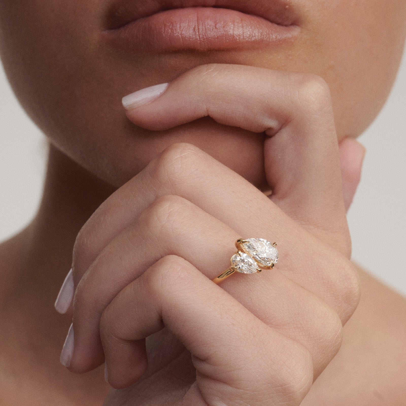 Duet™ | Pear Duet Lab-Grown Diamond Engagement Ring