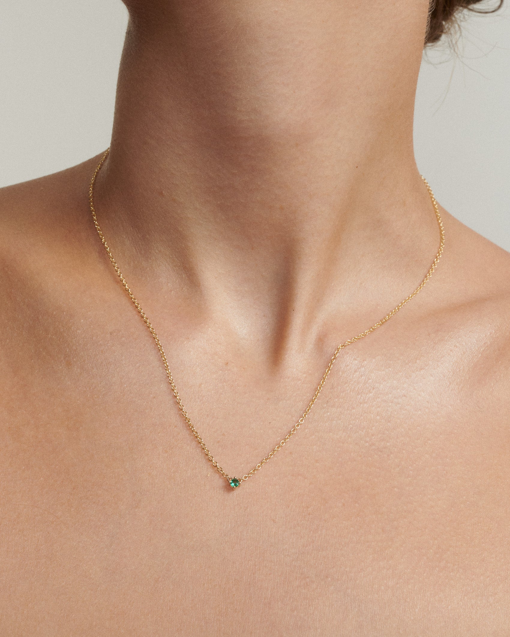 Tiny Birthstone Necklace | Archive Gemstone Necklace