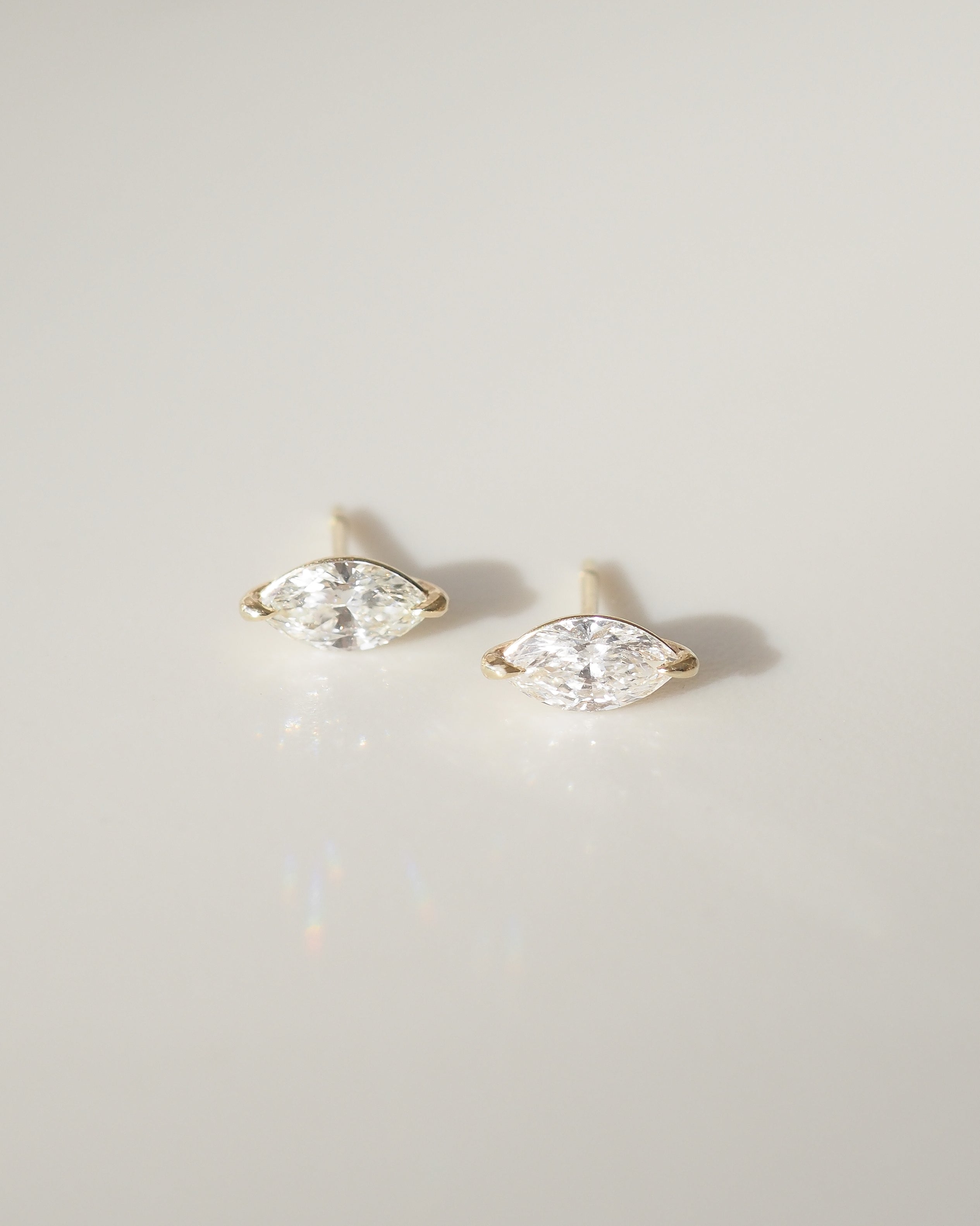 Marquise Studs |  Archive 0.86ct Marquise Diamond Earrings
