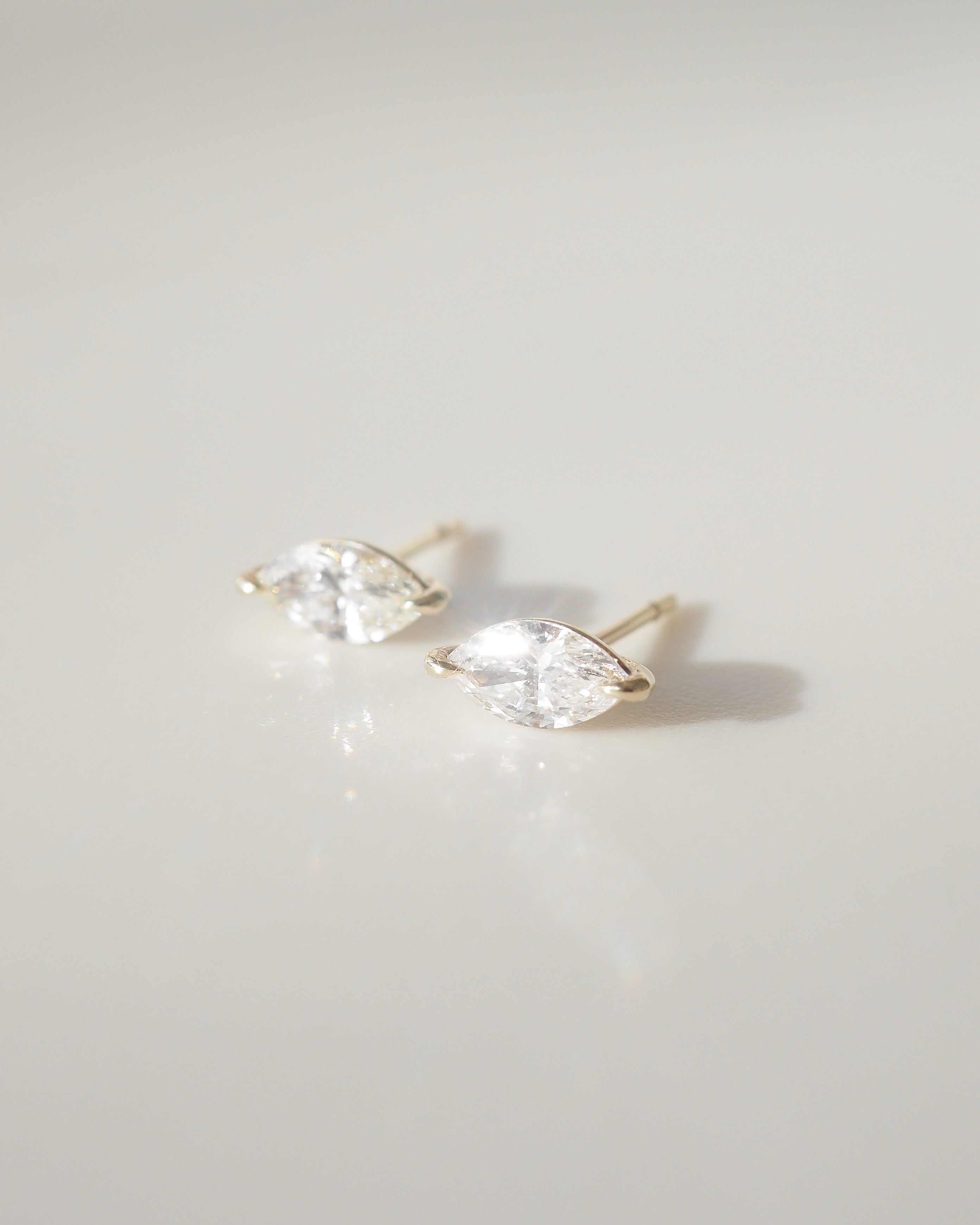 Marquise Studs |  Archive 0.86ct Marquise Diamond Earrings