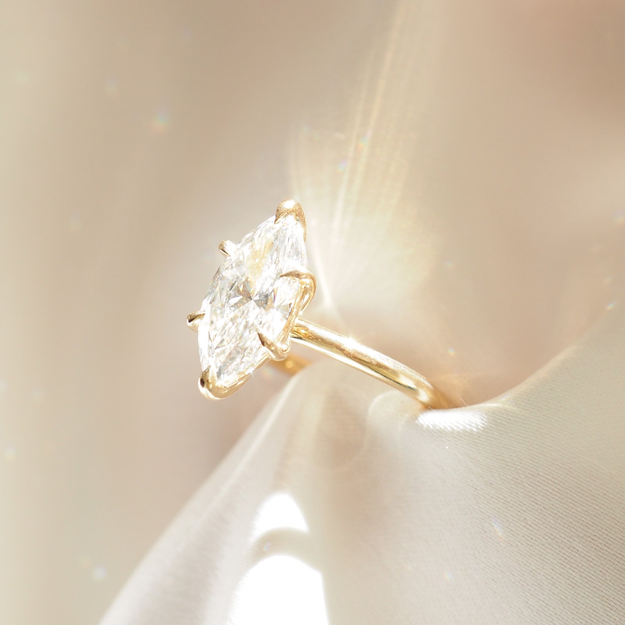 Mia | 2ct Marquise Lab-Grown Diamond Ring