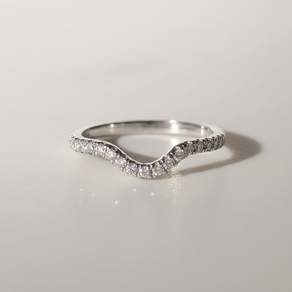Pia | Archive Pavé Wedding Ring