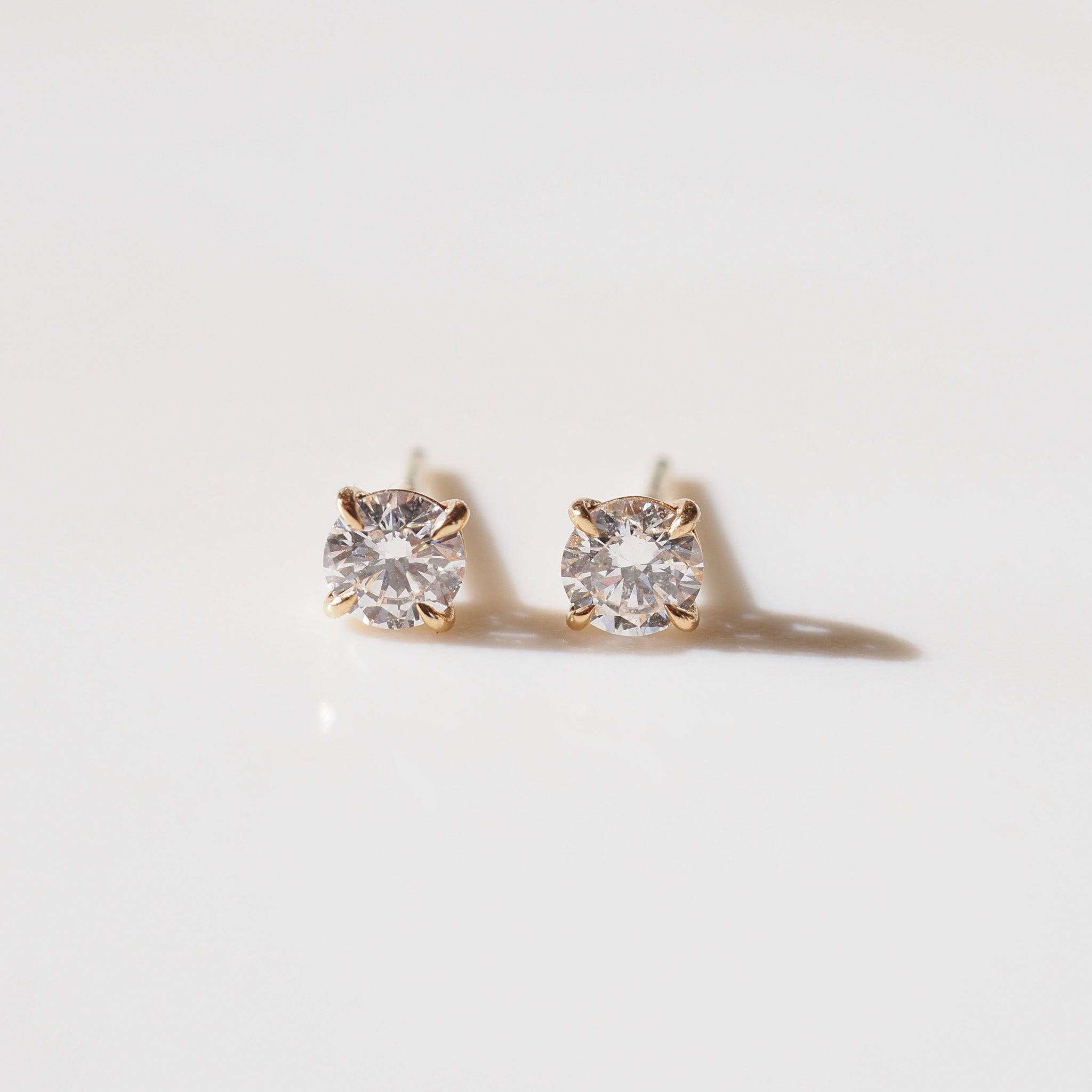 Cleo Studs | 0.5ct Round Lab-Grown Diamond Earrings