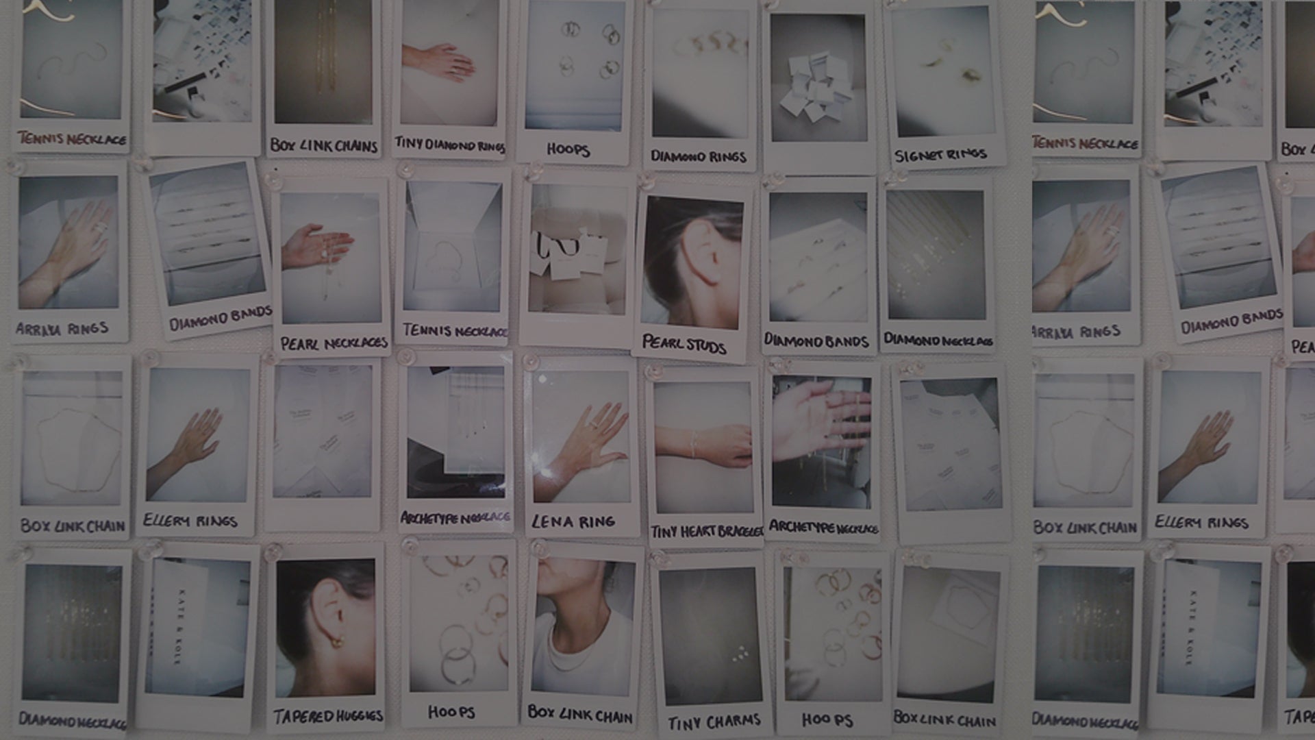 Grid of small images with text on a white background