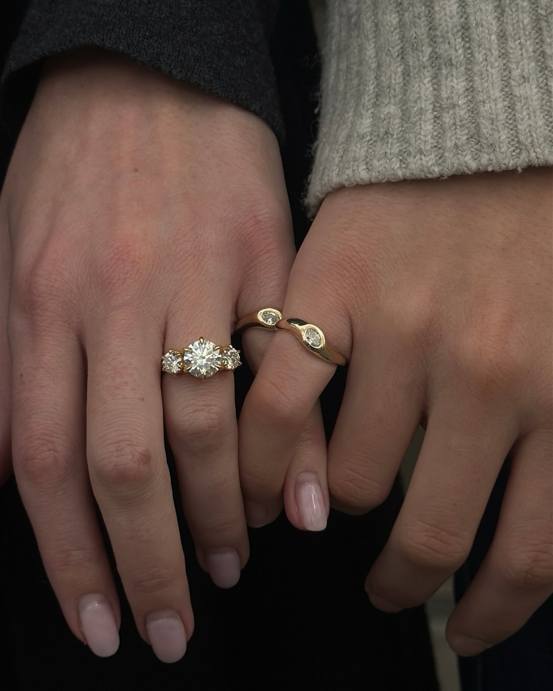 Mini Riva Signet | Oval Lab-Grown Diamond Ring [text overlay: 0.25ct Pictured]
